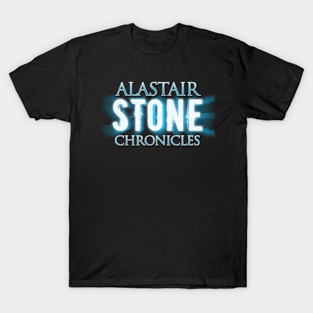 Stone Chronicles Title - Blue T-Shirt by winterhawk11